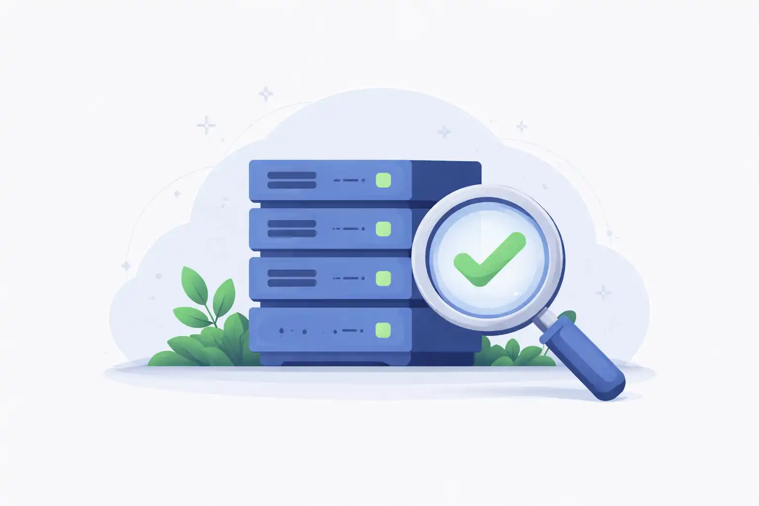 Server status illustration