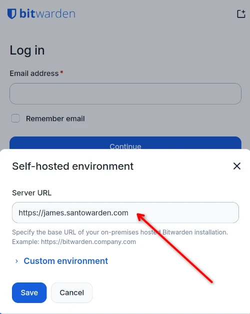 Enter URL